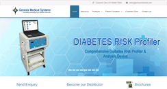 Desktop Screenshot of genesismedicals.com